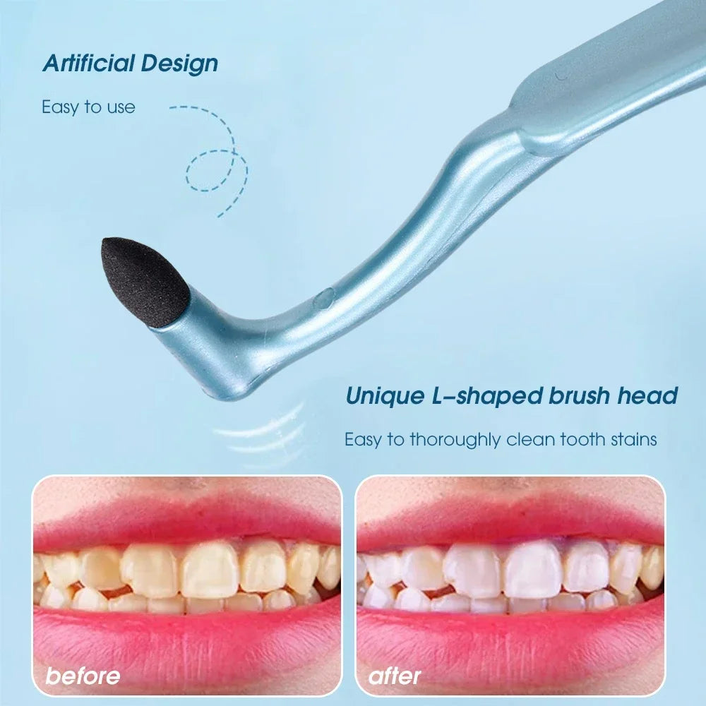 Tooth Stain Deep Cleaning Brush | Deeply Clean Gums Mouth Interdental Brush | No Hurt Teeth | Stain Eraser Remove| Instant Portable Tool