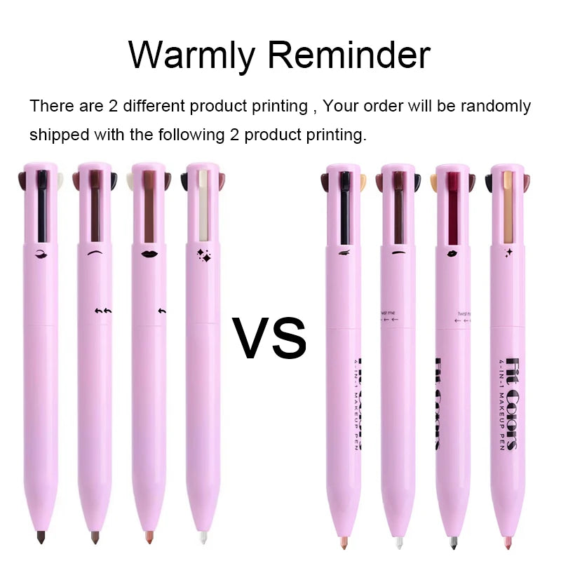 4-in-1 Multi-Functional Lip Liner, Eyeliner and Eyebrow Pencil