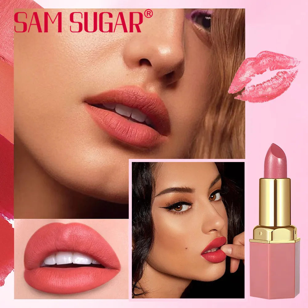 Gold Bar Lipstick | Pearlescent | Glitter | Makeup