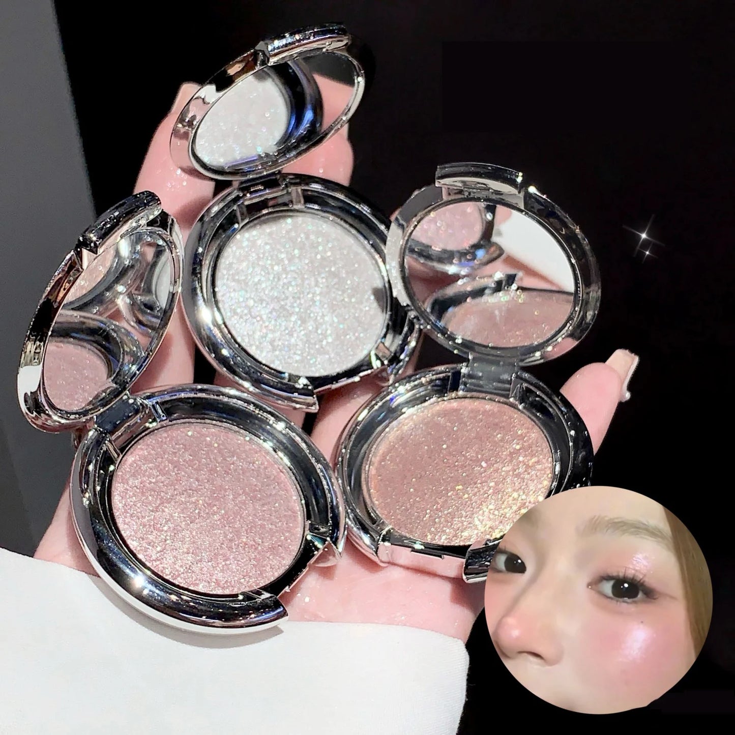 Shakinuo Diamond Palette | Highlighter | Eyeshadow | Waterproof | High Gloss | Makeup