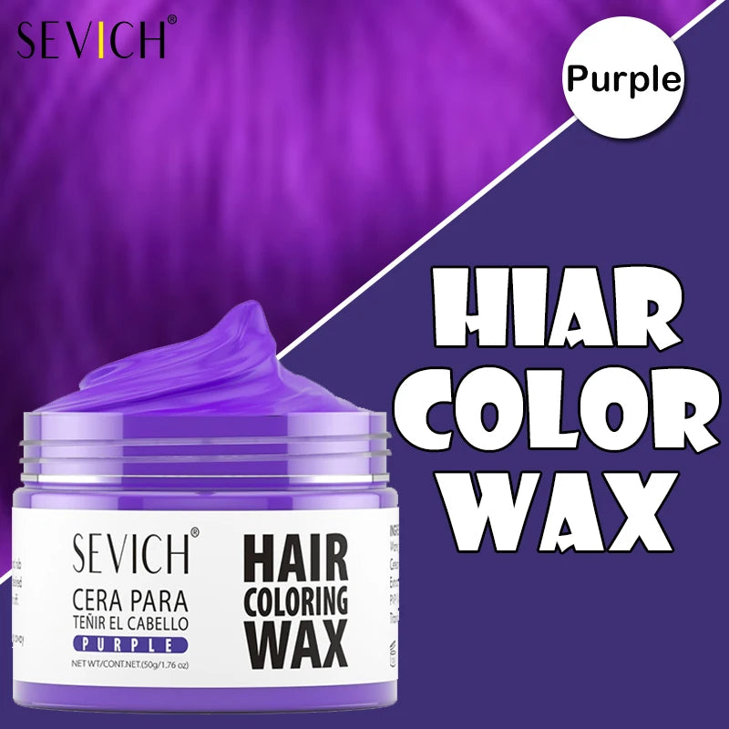 Temporary Hair Coloring Wax | Dye Cream Hair Gel for Hair Styling