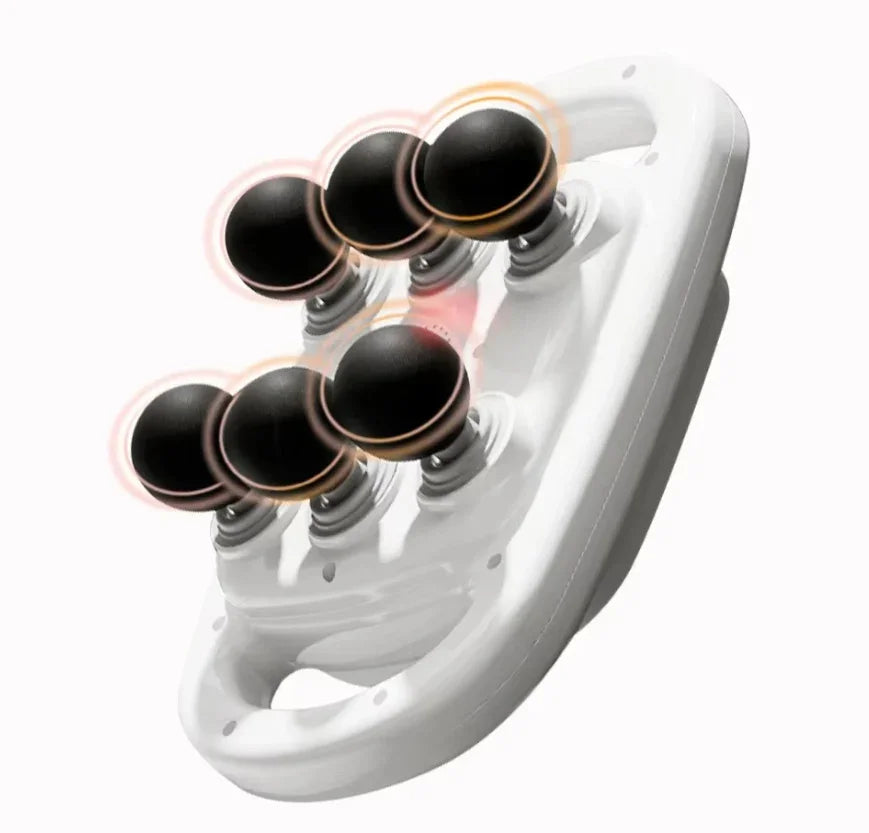Six Heads Fascia Gun Massage | Deep Tissue | Muscle Relaxation | Body Neck Pain Relief | Cervical Spine Massager