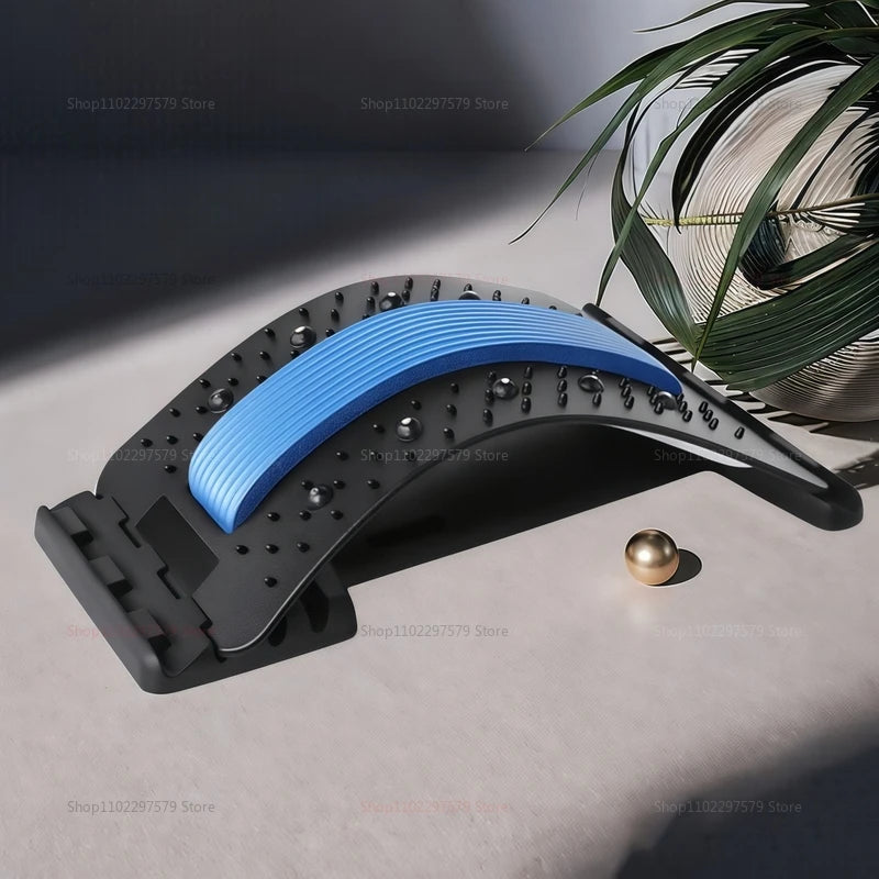 Lumbar Soothing Device | Lumbar Stretching Massager | Yoga Spine Correction | Back Massager | Stretch Lumbar Support | Spine Relaxation