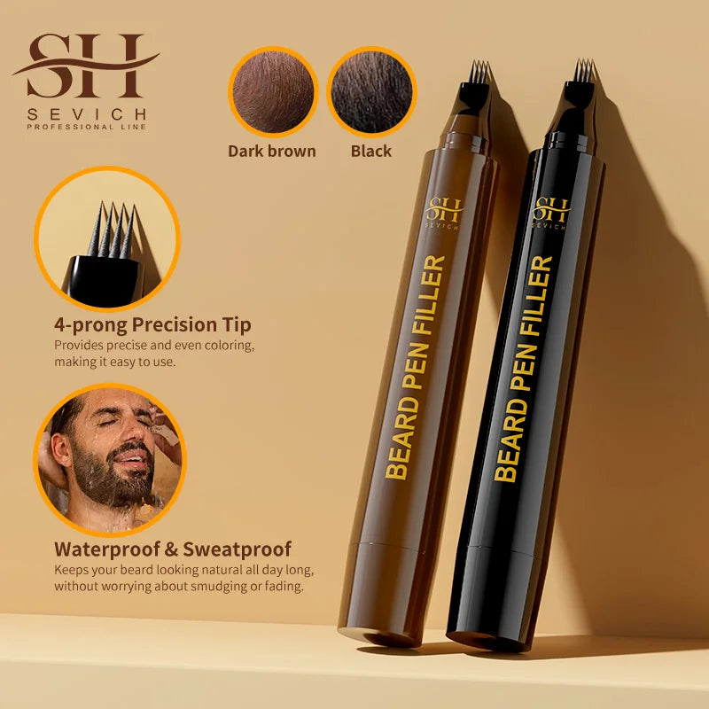 Beard Pen Filler | Moustache Coloring Pen Filler | Waterproof Stuffing Pen Tool
