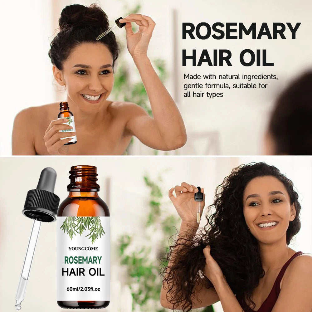 Rosemary Essential Oil Repair | Hair Damage | Prevent Hair Loss | Promotes Hair Growth | Fights Dandruff Dry Scalp | Adds Shine