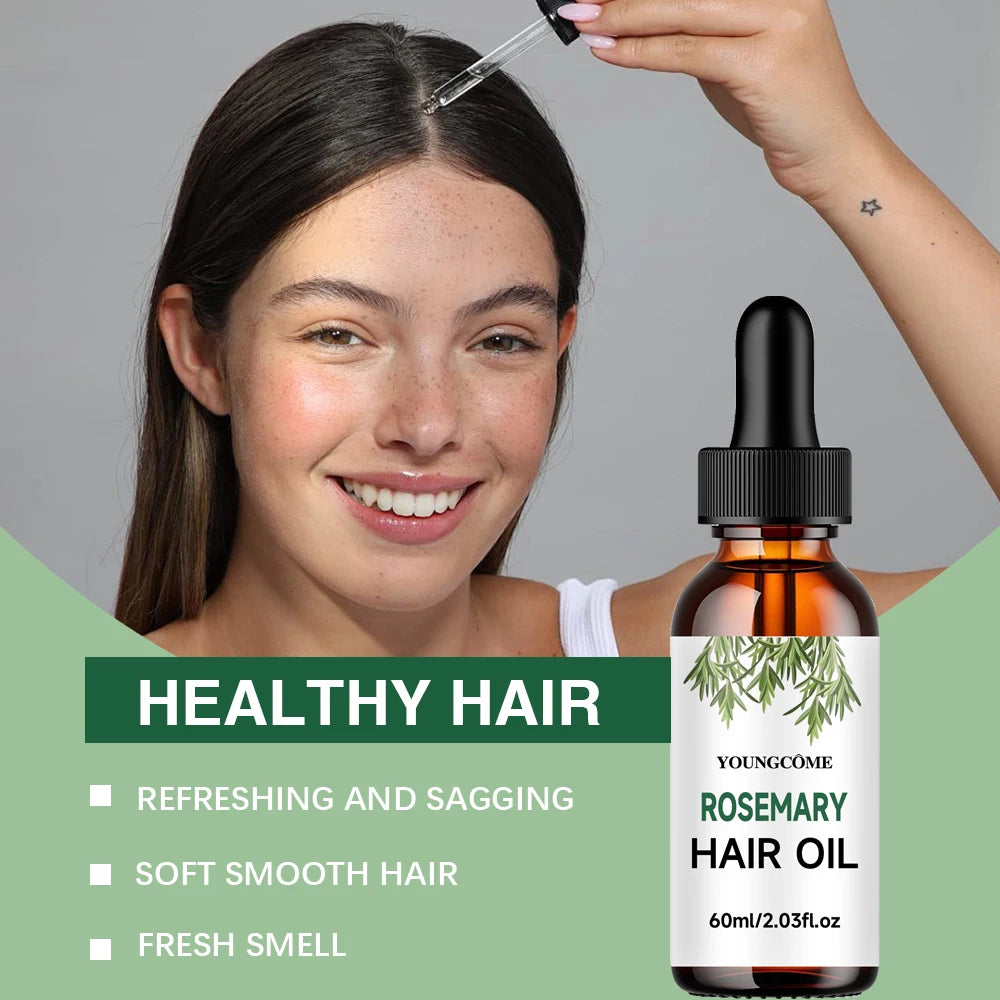 Rosemary Essential Oil Repair | Hair Damage | Prevent Hair Loss | Promotes Hair Growth | Fights Dandruff Dry Scalp | Adds Shine
