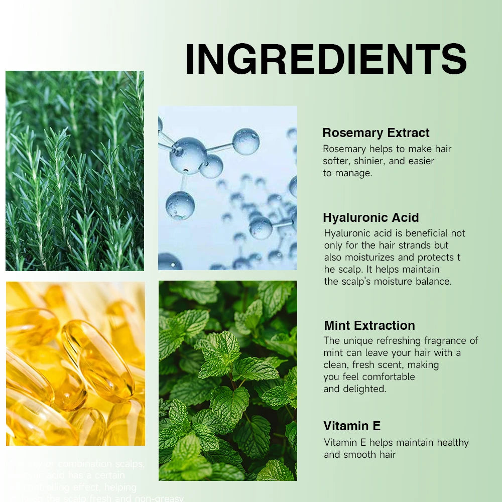 Rosemary Essential Oil Repair | Hair Damage | Prevent Hair Loss | Promotes Hair Growth | Fights Dandruff Dry Scalp | Adds Shine