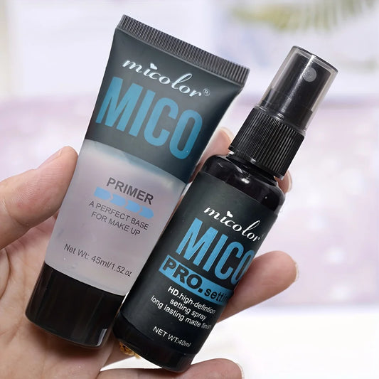 Makeup Primer + Setting Spray Set | Invisible Color | Rendering | Hold Makeup | For Base Makeup And Makeup Finishing