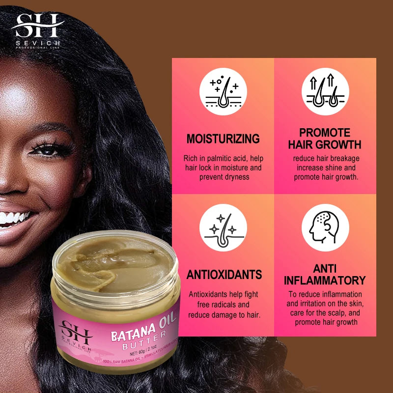 Batana Hair Growth Products | Anti Hair Loss | Traction Alopecia Treatment | Anti Hair Break