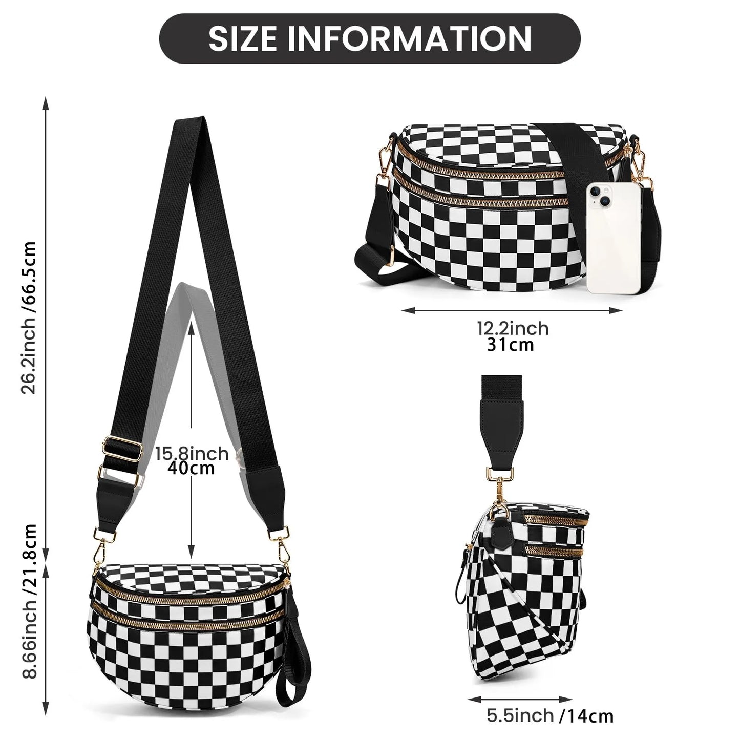 DOYOGI Spacious Crossbody Bag
