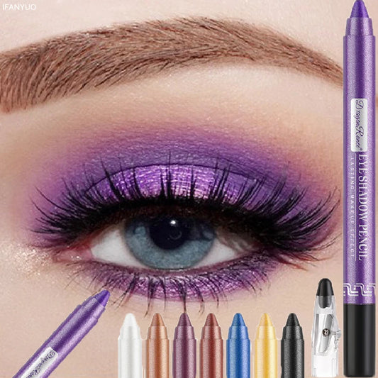 12 Colors | Glitter Eyeshadow Pen | Long Lasting | Matte Eye Shadow Palette | Shiny | Highlighter