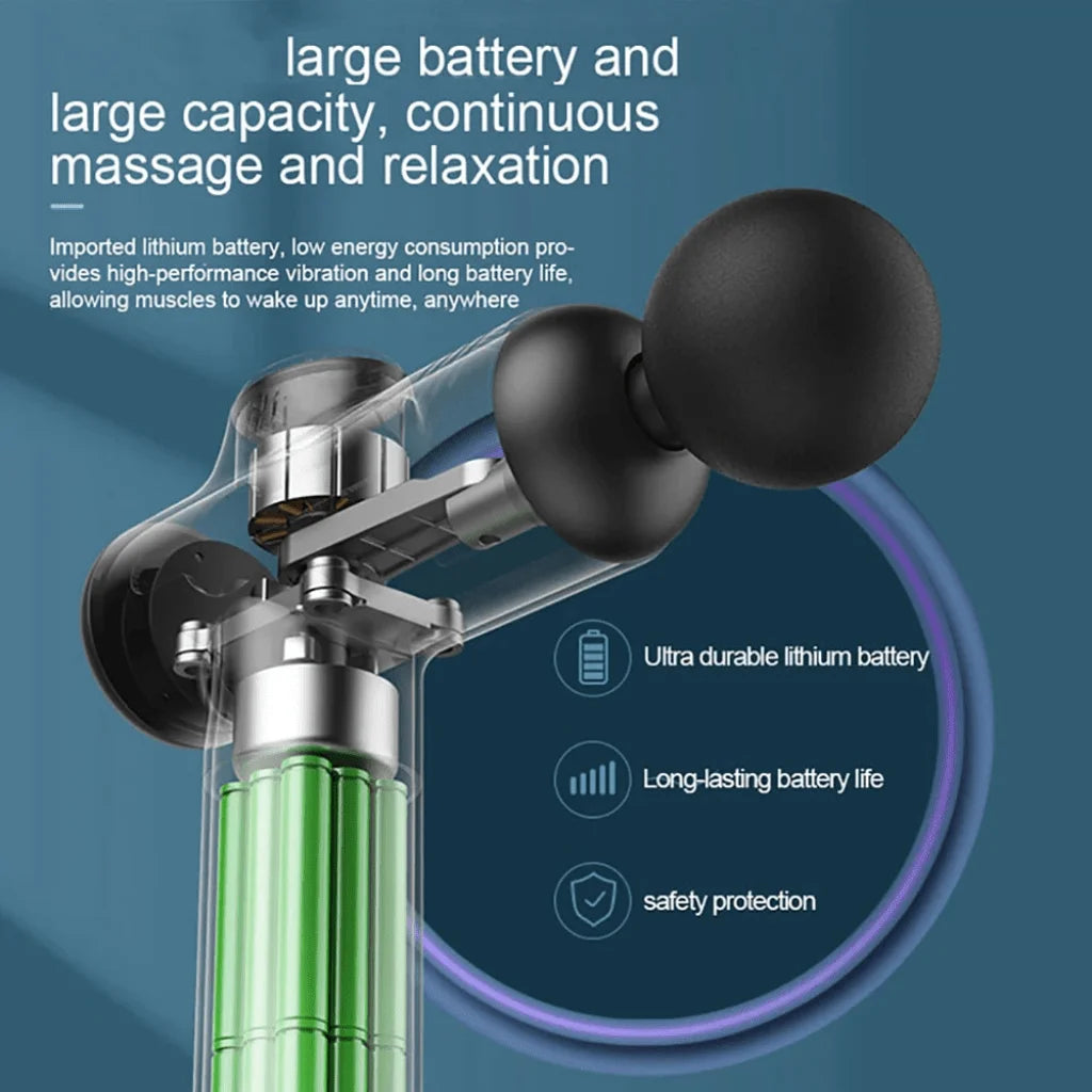 Portable Fascia Gun | Vibration Massage Gun | For Body Neck Back | Deep Muscle Relaxation | Fitness
