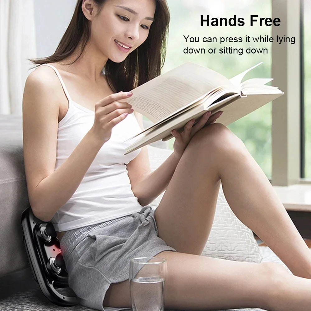Six Heads Fascia Gun Massage | Deep Tissue | Muscle Relaxation | Body Neck Pain Relief | Cervical Spine Massager