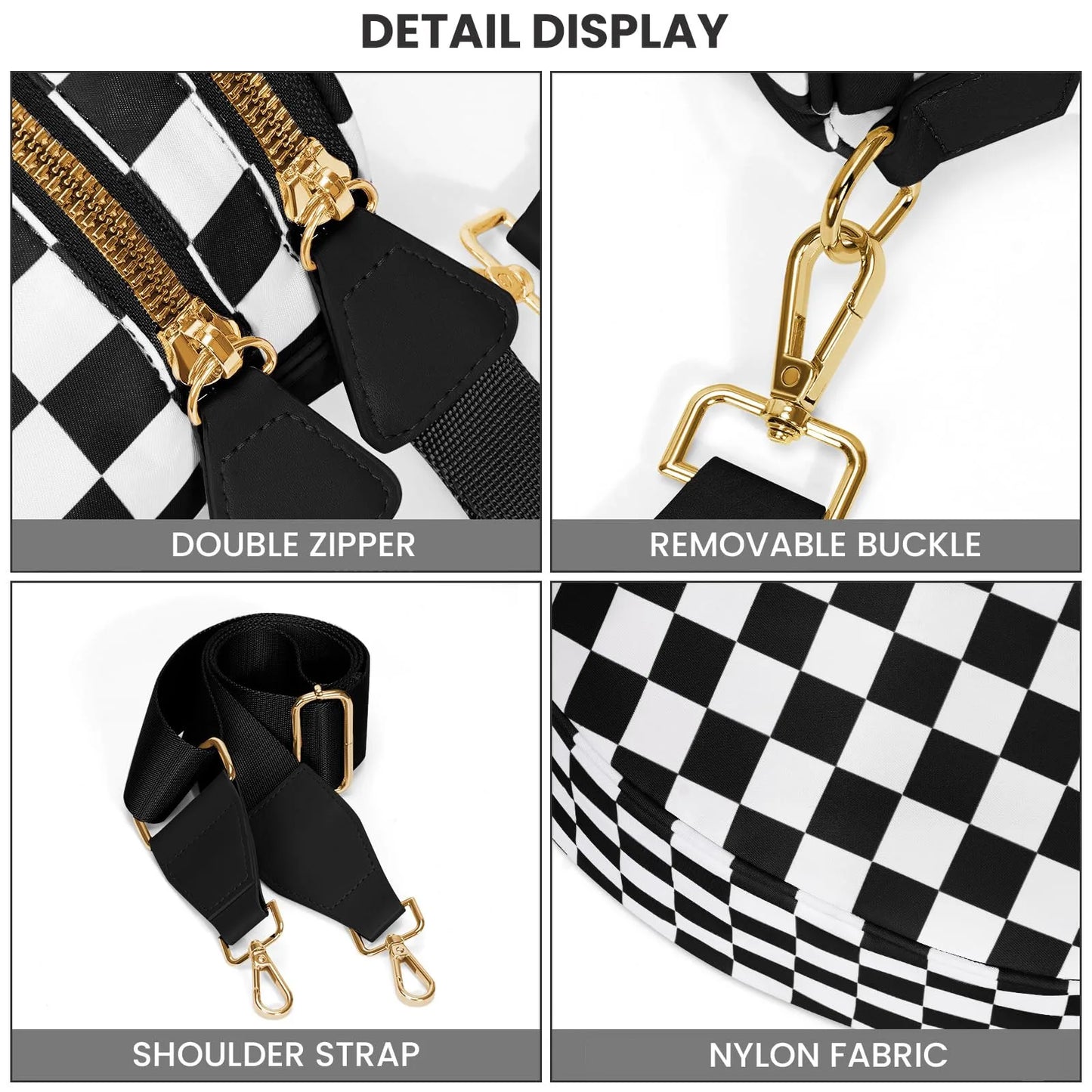 DOYOGI Spacious Crossbody Bag