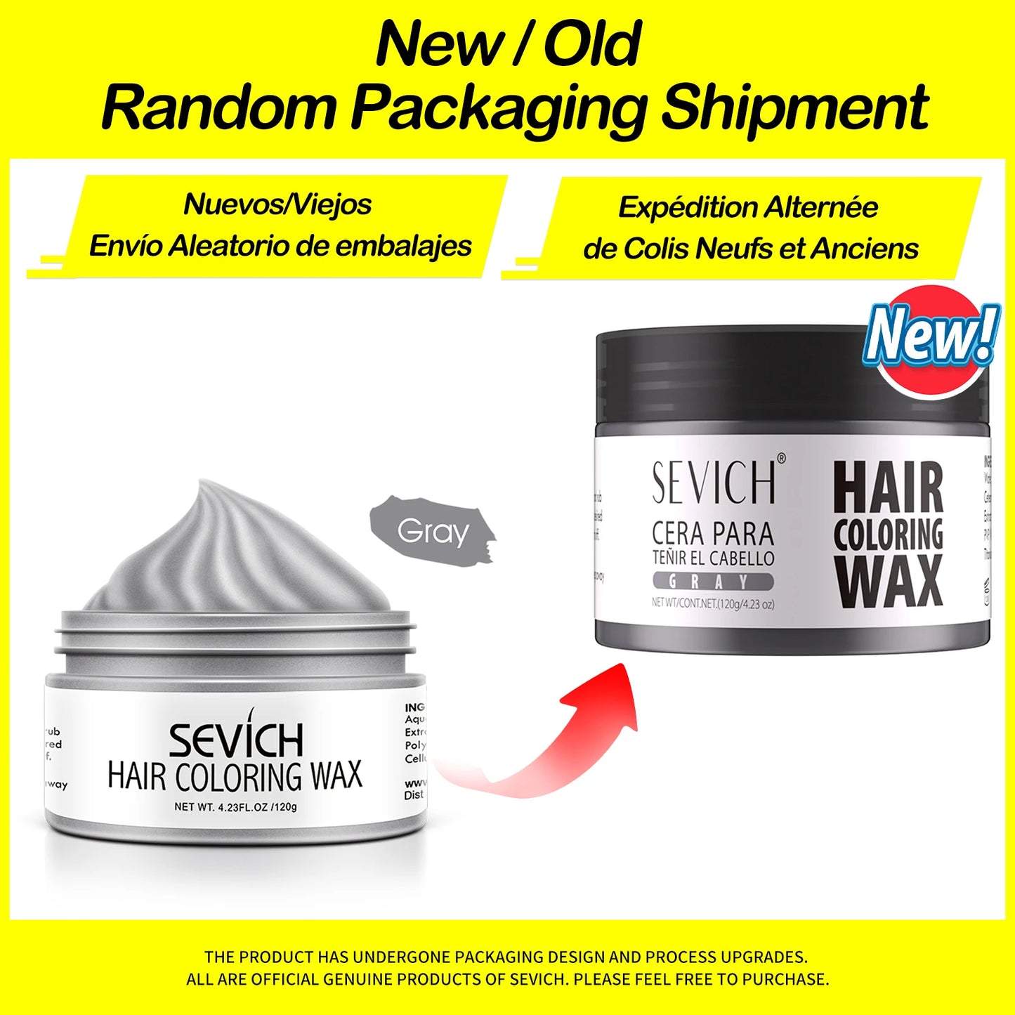 SEVICH Temporary Hair Color Wax | Easy To Wash