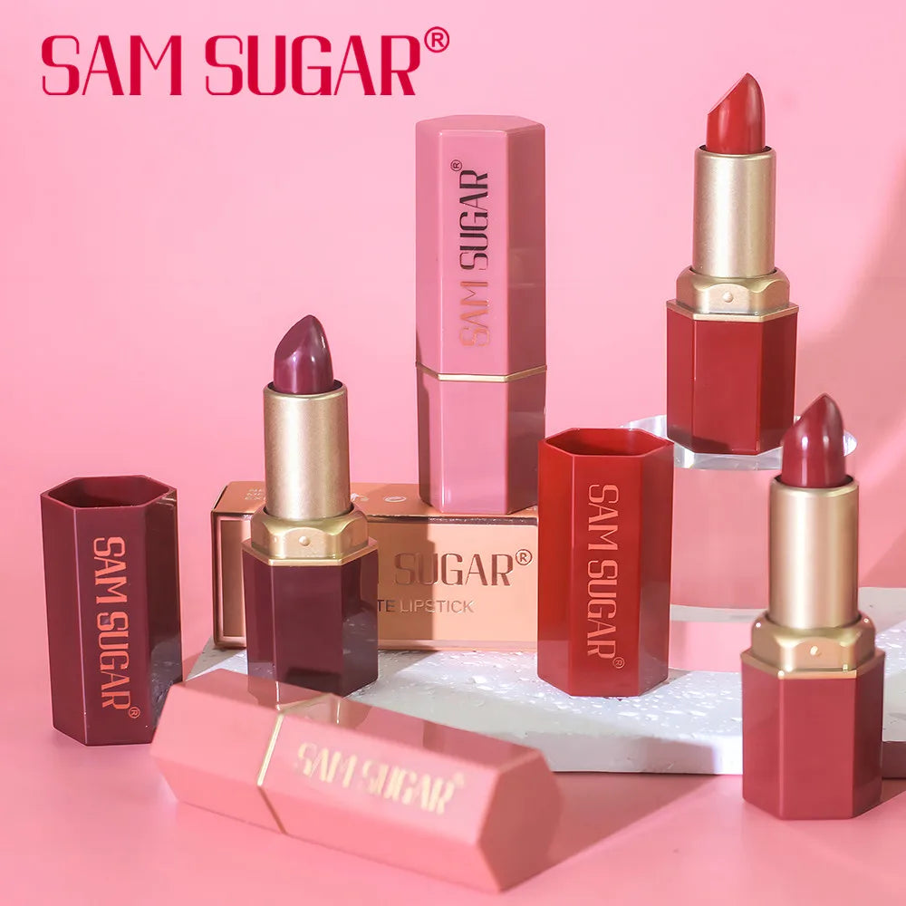 Gold Bar Lipstick | Pearlescent | Glitter | Makeup