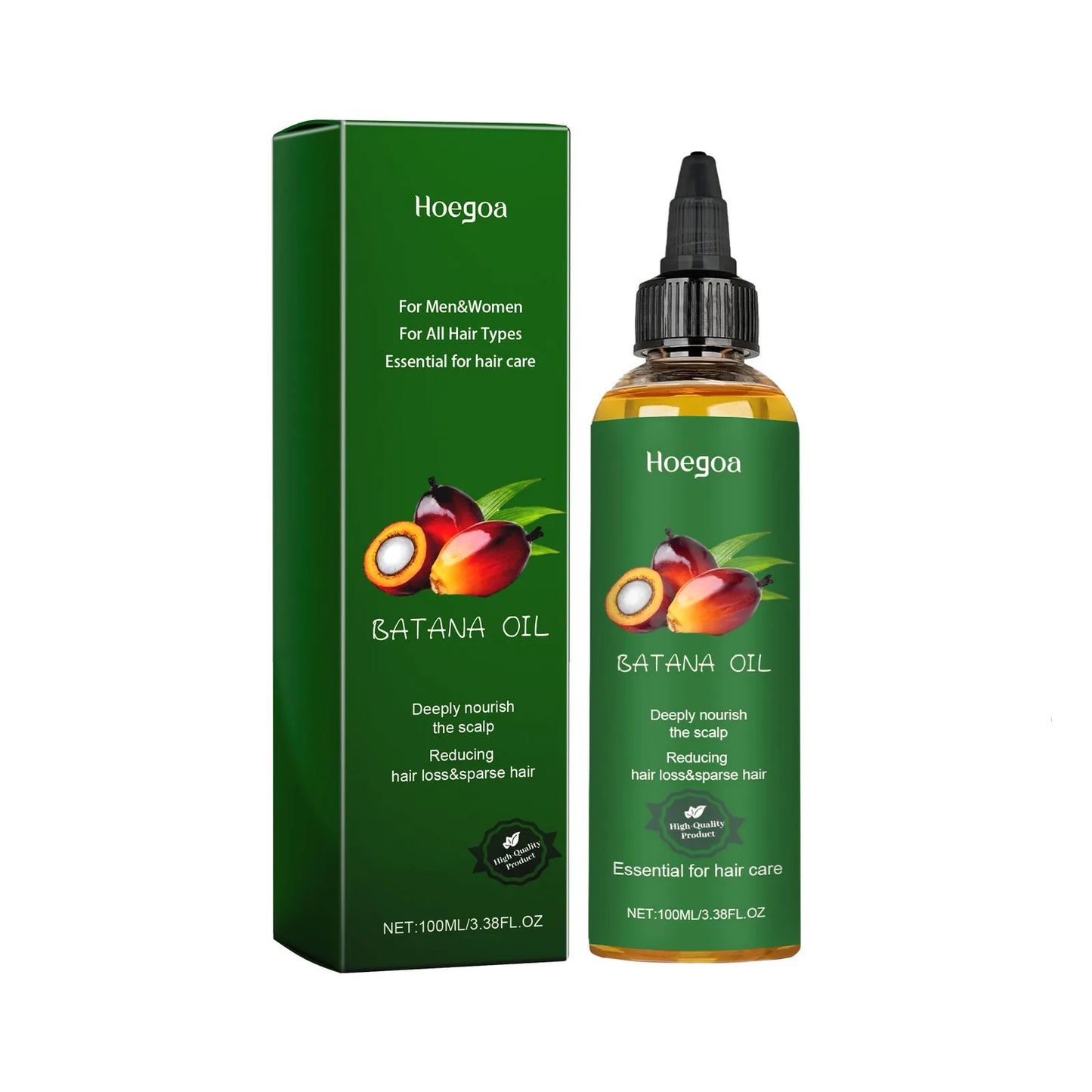 Batana Oil | Hair Strengthen Repair | Split Ends Damage | Increase Hair Thickness and Smoothness | Dense Hair Essential Oil