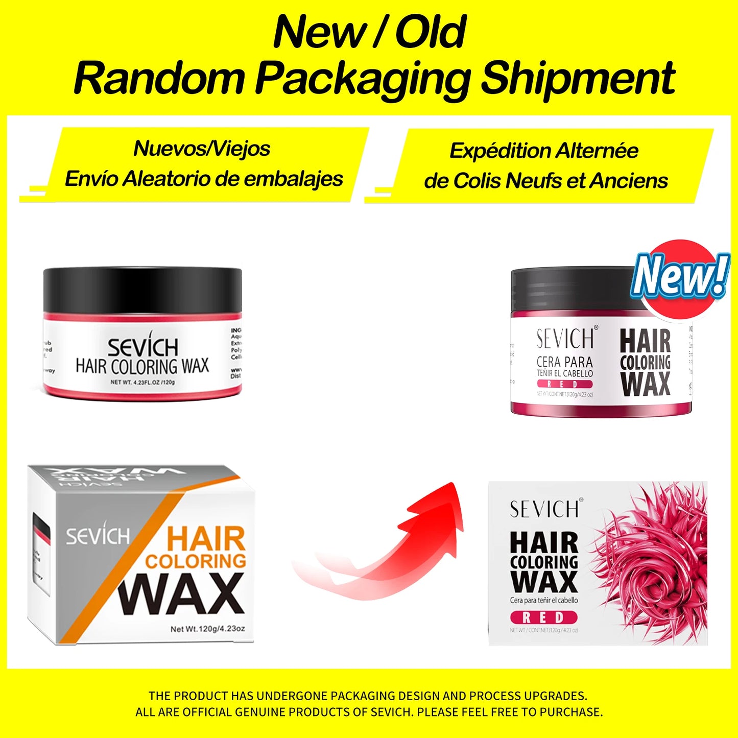 SEVICH Temporary Hair Color Wax | Easy To Wash