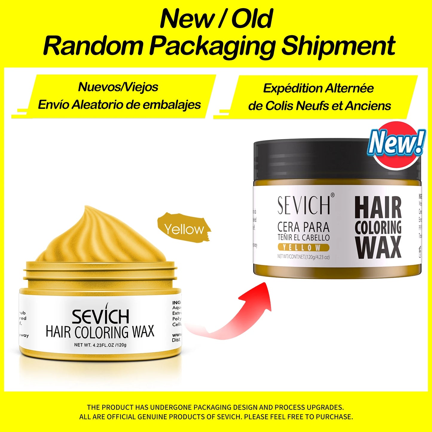 Temporary Hair Coloring Wax | Dye Cream Hair Gel for Hair Styling