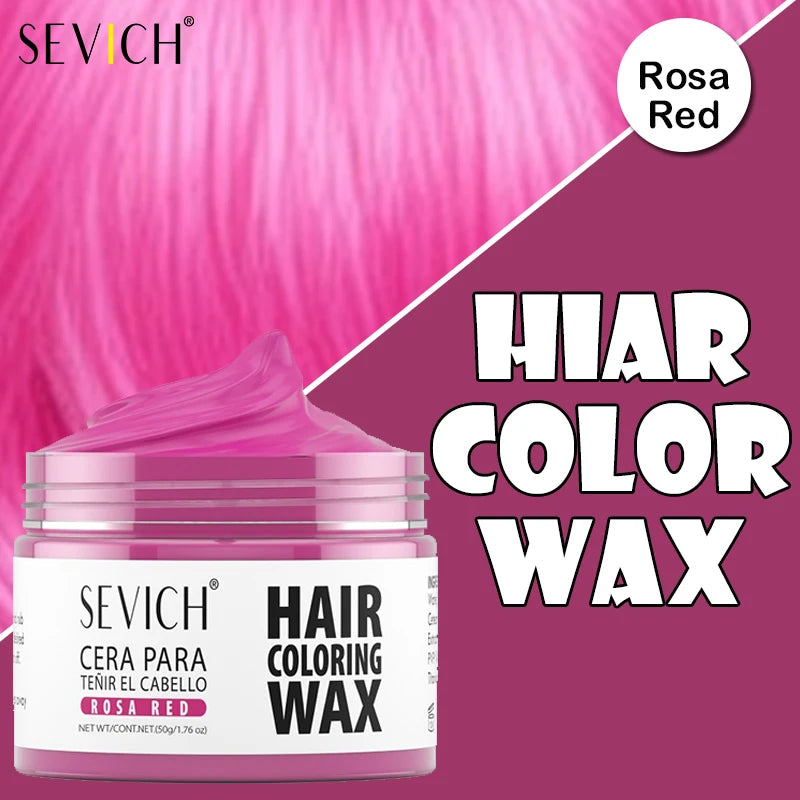 Temporary Hair Coloring Wax | Dye Cream Hair Gel for Hair Styling