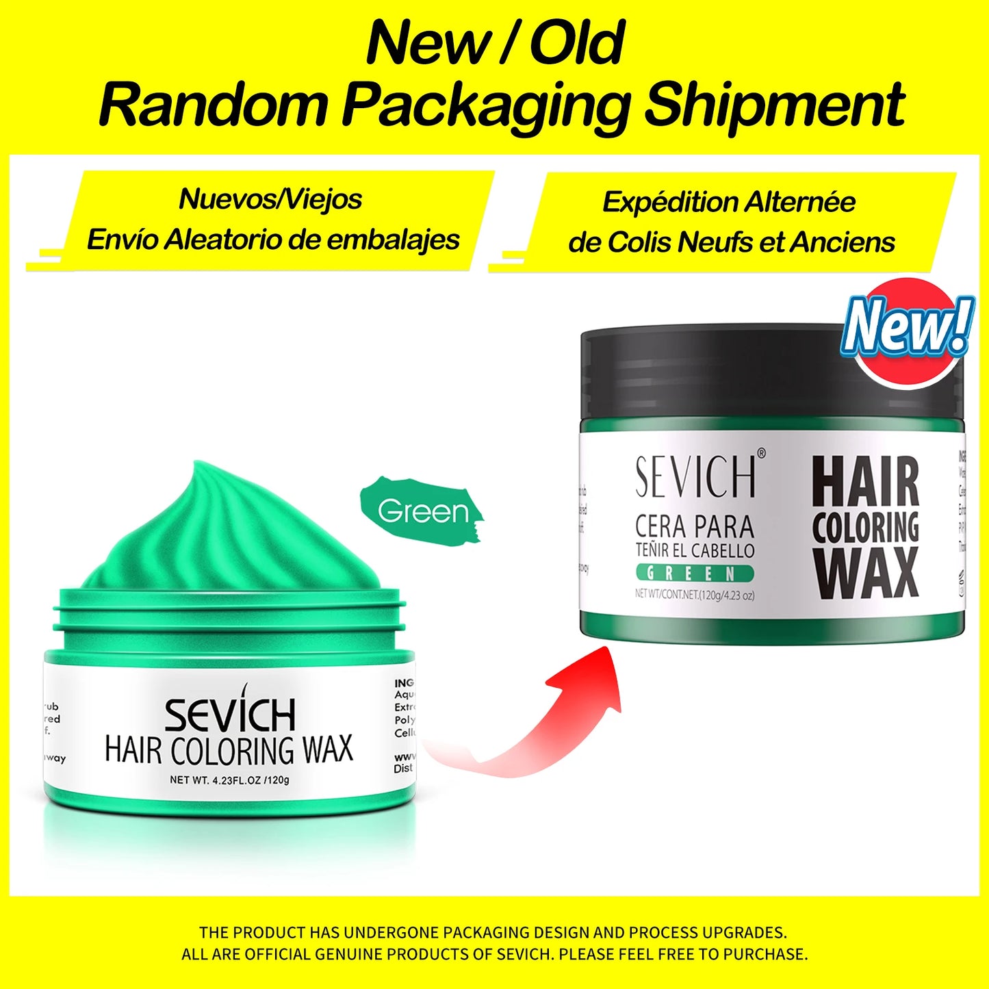 Temporary Hair Coloring Wax | Dye Cream Hair Gel for Hair Styling
