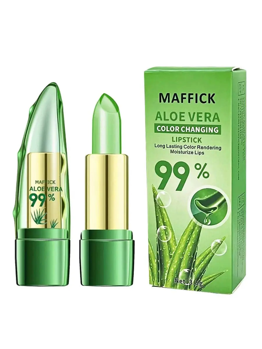 Change Color Lipstick | Aloe Vera | Long-Lasting | Moisturizing | Magical Color Change