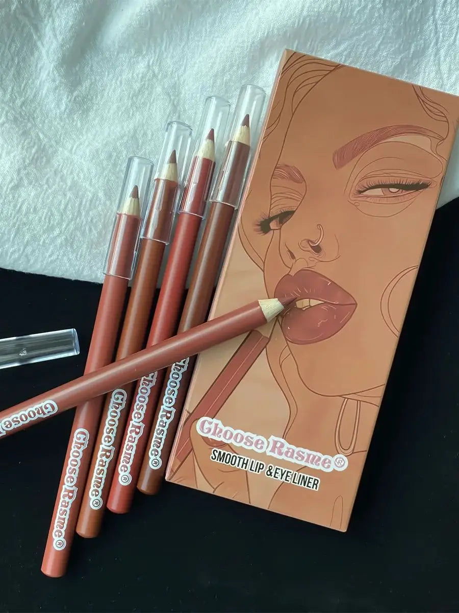 6 Colors Lip Liner Pencil Set | Waterproof | Not Easy To Fade